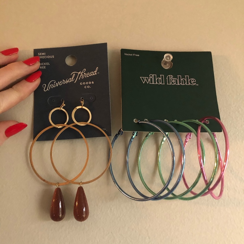 Hoop earrings